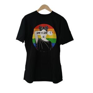 Target Pride Adult Short Sleeve 'Love is Love' T-Shirt - Black New Size Large